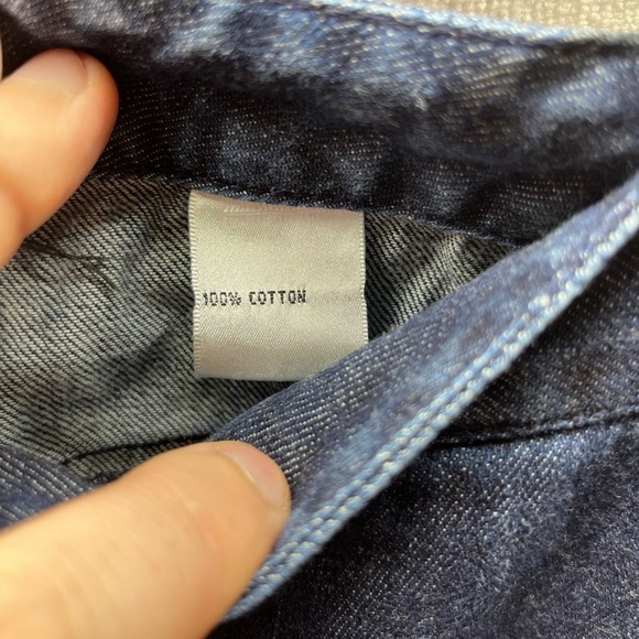 Talbots Classic Fit Wide Leg Jeans Womens 18W plus size Denim Blue Cotton 2147 - Picture 4 of 10